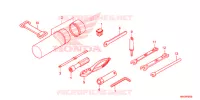 OUTIL pour Honda FOURTRAX 500 FOREMAN 4X4 RED de 2014