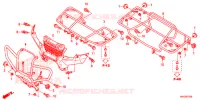 SUPPORT pour Honda FOURTRAX 500 FOREMAN 4X4 RED de 2014