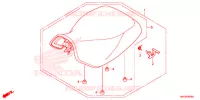SELLE pour Honda FOURTRAX 500 FOREMAN 4X4 RED de 2014