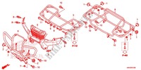 SUPPORT pour Honda FOURTRAX 500 FOREMAN 4X4 RED de 2014
