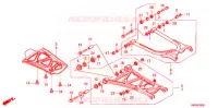 BRAS ARRIERE pour Honda TRX 700 XX de 2009