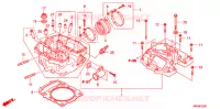 CULASSE pour Honda TRX 700 XX de 2009