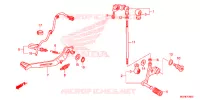 PEDALE pour Honda CROSSTOURER 1200 L de 2014