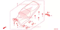 SELLE pour Honda CROSSTOURER 1200 L de 2014
