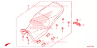 SELLE pour Honda CROSSTOURER 1200 L de 2014