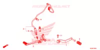 PEDALE pour Honda VFR 800 F de 2014