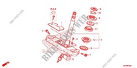 TE DE FOURCHE (VT750C2/C2F/C2S) pour Honda SHADOW VT 750 SPIRIT ABS de 2014