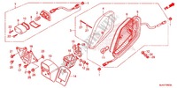 FEU ARRIERE (VT750CS/C) pour Honda SHADOW VT 750 CABS GRAY de 2014