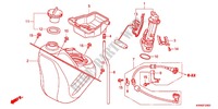 RESERVOIR A CARBURANT (WW125EX2A/EX2B) pour Honda PCX 125 de 2011