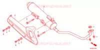 SILENCIEUX D'ECHAPPEMENT pour Honda PCX 125 de 2011