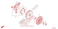 COTE SECONDAIRE pour Honda PCX 125 SPECIAL EDITION de 2015