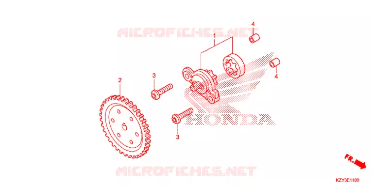 POMPE A HUILE Honda SCOOTER 150 PCX 2012  WW150C
