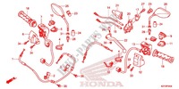 LEVIER DE GUIDON   CABLE   COMMODO pour Honda PCX 150 de 2014