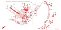 MAITRE CYLINDRE DE FREIN AVANT pour Honda PCX 150 de 2012