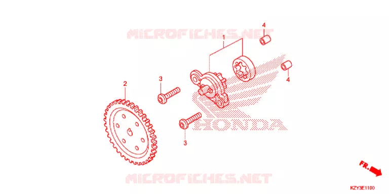 POMPE A HUILE Honda SCOOTER 150 PCX 2014  WW150C