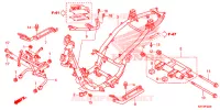 CADRE pour Honda PCX 150 de 2013