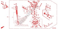 CARBURATEUR pour Honda XR 125, Kick starter only -2DK- de 2012