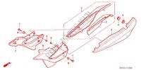 COUVERCLES LATERAUX pour Honda XR 125 L Electric start + Kick start de 2011