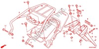 GARDE BOUE ARRIERE pour Honda XR 125 L Electric start + Kick start de 2011