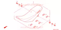 SELLE pour Honda XR 125 L Electric start + Kick start de 2011
