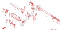 BARILLET DE SELECTION pour Honda XR 125 L Electric start + Kick start de 2011
