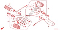 CLIGNOTANT pour Honda XR 125 L Electric start + Kick start de 2012