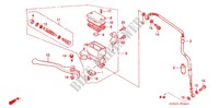 MAITRE CYLINDRE DE FREIN AVANT pour Honda XR 125 L Electric start + Kick start de 2012