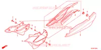 COUVERCLES LATERAUX pour Honda XR 125 L ELECTRIC START + KICK START de 2012