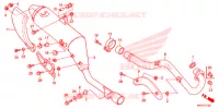 SILENCIEUX D'ECHAPPEMENT pour Honda XR 125 L ARRANQUE ELECTRICO de 2016
