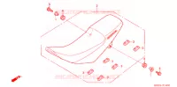SELLE pour Honda XR 125 L Kick start only de 2011
