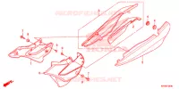 COUVERCLES LATERAUX pour Honda XR 125 L KICK START ONLY de 2012