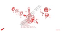 VILEBREQUIN   PISTON pour Honda XR 125 L Kick start only de 2012