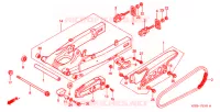 BRAS OSCILLANT pour Honda XR 250 de 2001