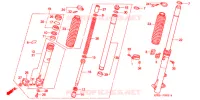 FOURCHE pour Honda XR 250 de 2001
