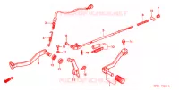 PEDALE pour Honda XR 250 de 2001