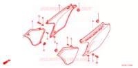 COUVERCLES LATERAUX pour Honda XR 250 TORNADO de 2003