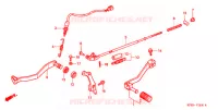 PEDALE pour Honda XR 250 TORNADO de 2003