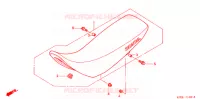 SELLE pour Honda XR 250 TORNADO de 2003
