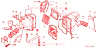 FILTRE A AIR pour Honda XR 250 TORNADO 1LA de 2004