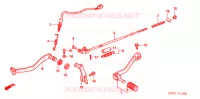 PEDALE pour Honda XR 250 TORNADO de 2005