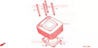 CYLINDRE pour Honda XR 250 TORNADO 3LA de 2006