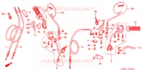 LEVIER DE GUIDON   CABLE   COMMODO pour Honda XR 250 TORNADO 3LA de 2006