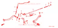 PEDALE pour Honda XR 250 TORNADO de 2007