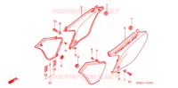 COUVERCLES LATERAUX pour Honda XR 250 TORNADO 2LA de 2007