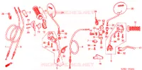 LEVIER DE GUIDON   CABLE   COMMODO pour Honda XR 250 TORNADO 2LA de 2007