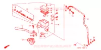 MAITRE CYLINDRE DE FREIN AVANT pour Honda XR 250 TORNADO 2LA de 2007