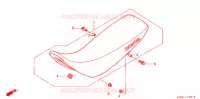 SELLE pour Honda XR 250 TORNADO 2LA de 2007