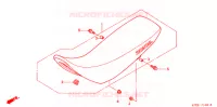 SELLE pour Honda XR 250 TORNADO HSC de 2004