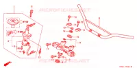 GUIDON   TE DE FOURCHE pour Honda XR 250 de 2002