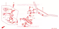GUIDON   TE DE FOURCHE pour Honda XR 250 TORNADO de 2003